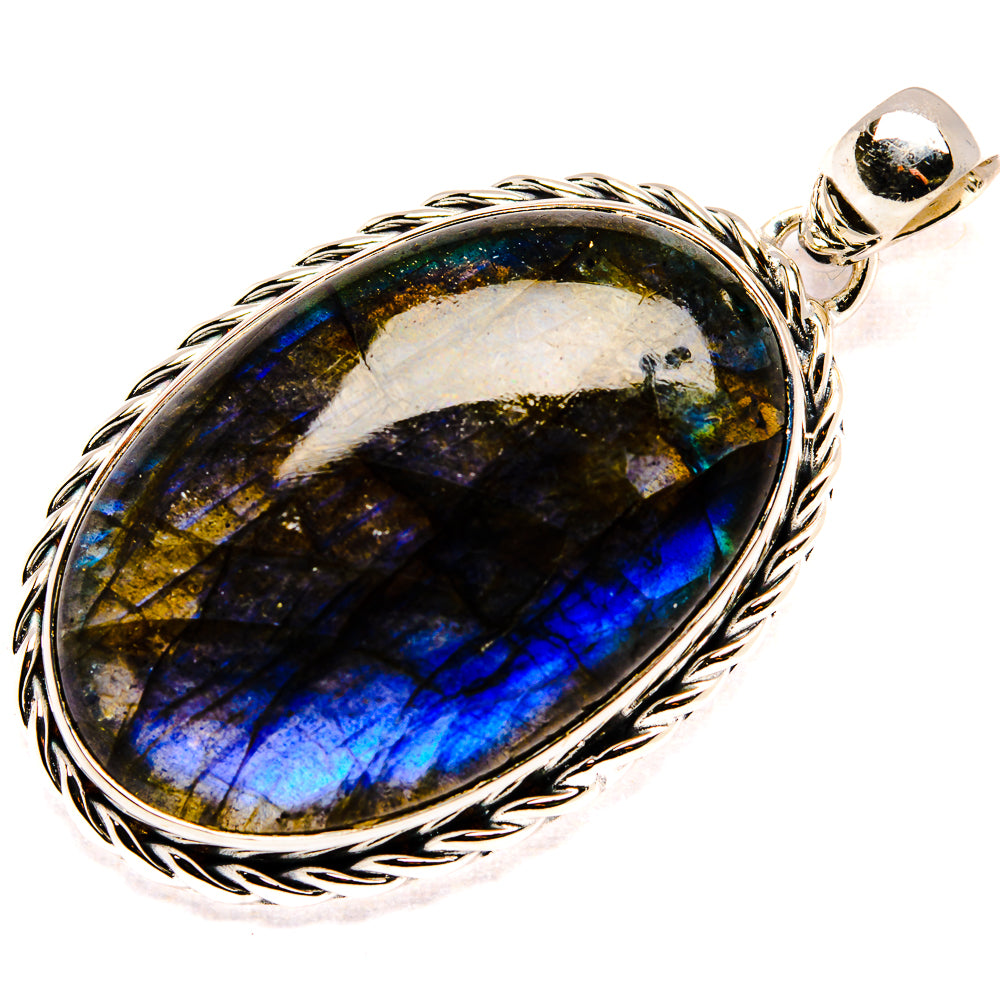Labradorite Pendants handcrafted by Anasilvercos - PD36618 - Photo 2
