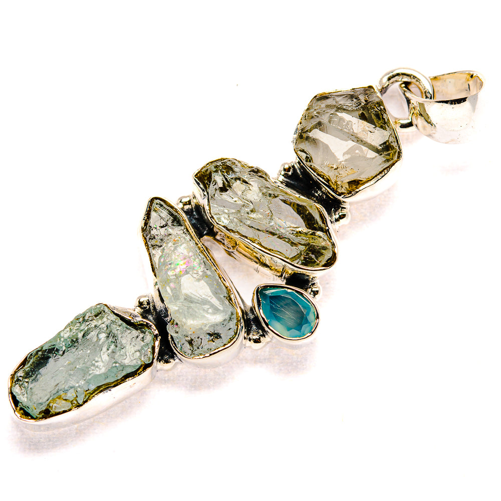 Aquamarine Pendants handcrafted by Anasilvercos - PD36622 - Photo 2