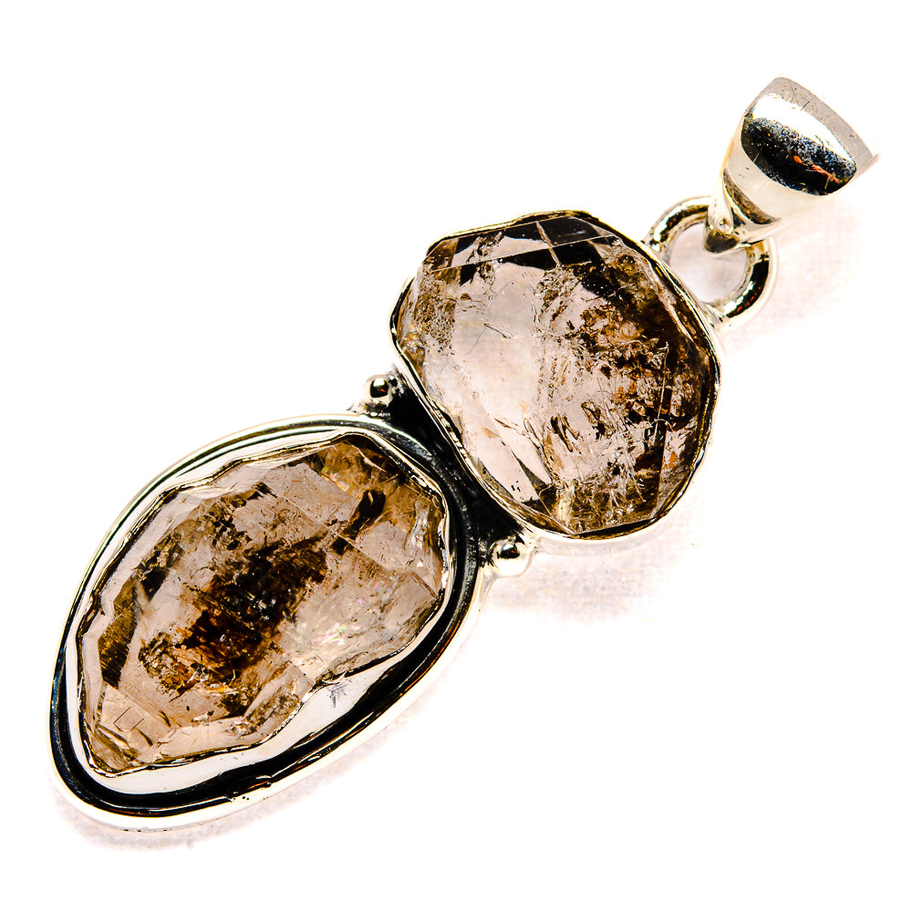 Herkimer Diamond Pendants handcrafted by Anasilvercos - PD36631 - Photo 2