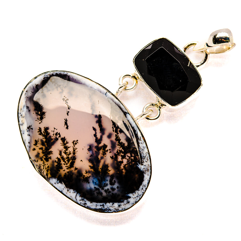 Dendritic Opal Pendants handcrafted by Anasilvercos - PD36633 - Photo 2