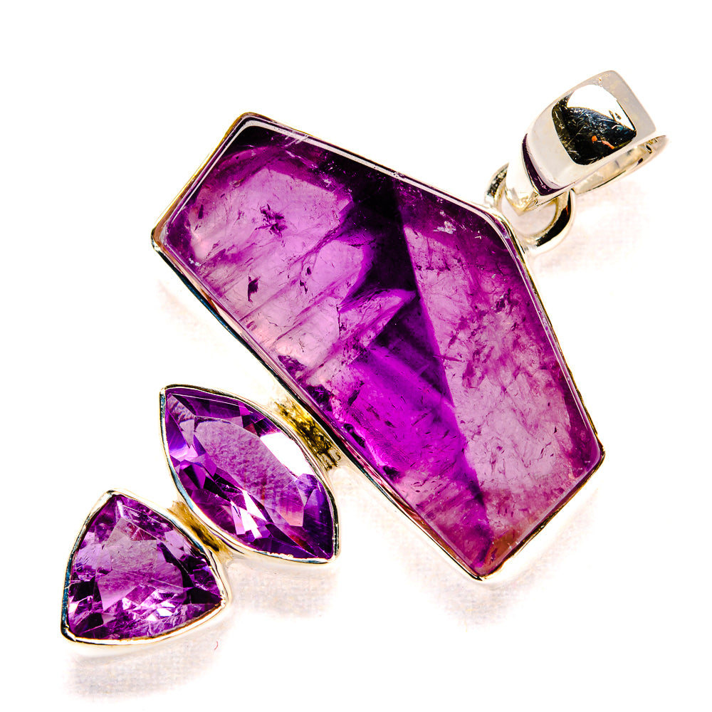 Amethyst Pendants handcrafted by Anasilvercos - PD36634 - Photo 2