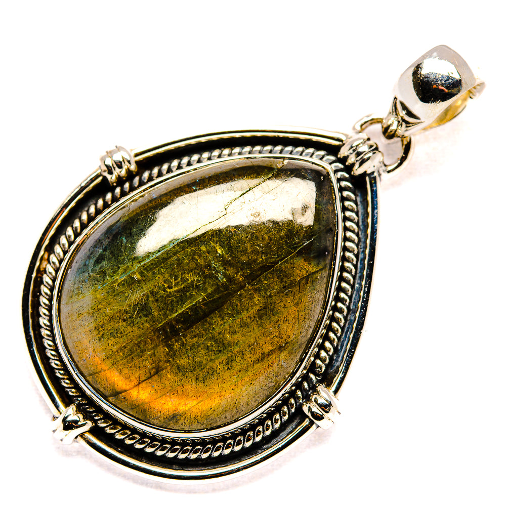 Labradorite Pendants handcrafted by Anasilvercos - PD36635 - Photo 2