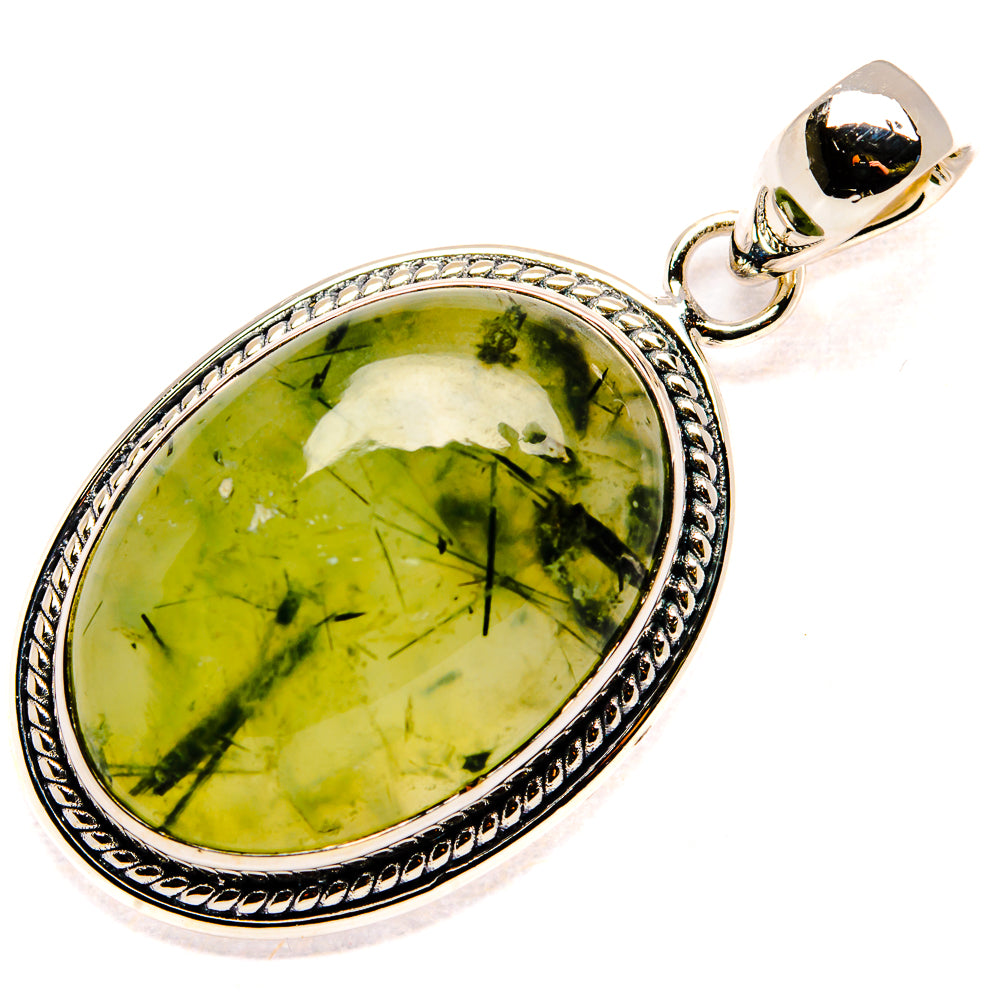 Prehnite Pendants handcrafted by Anasilvercos - PD36637 - Photo 2