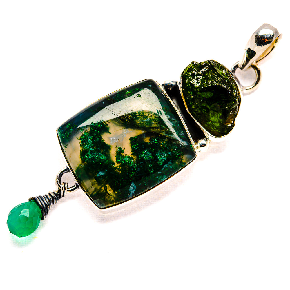 Chrysocolla Pendants handcrafted by Anasilvercos - PD36645 - Photo 2