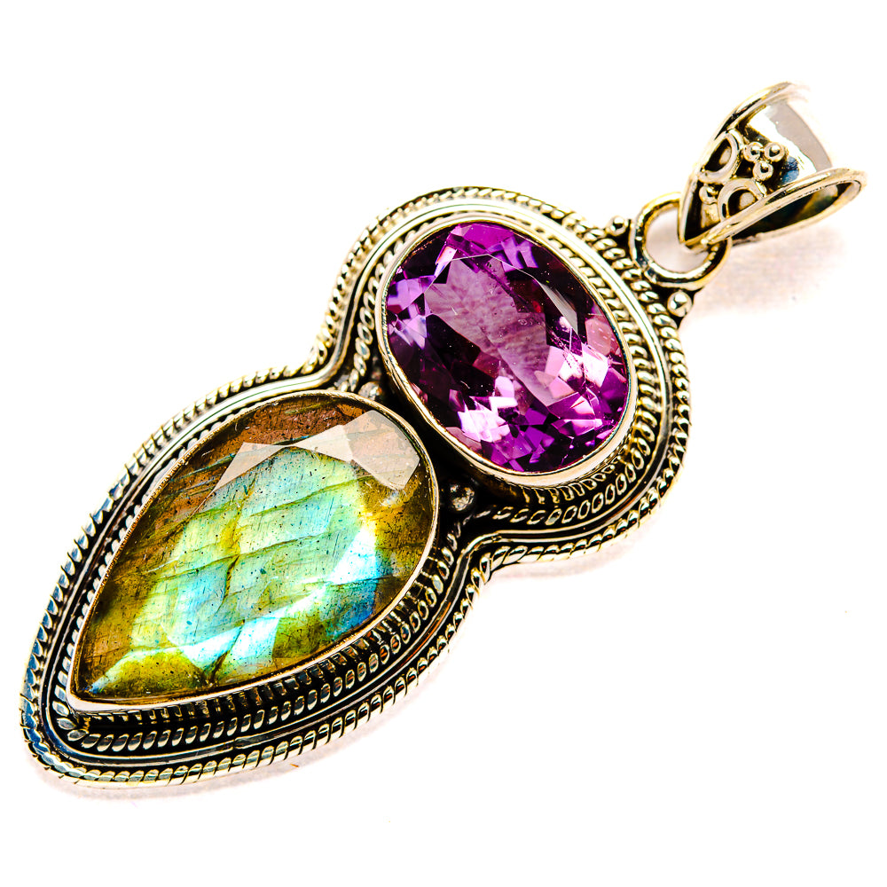 Labradorite Pendants handcrafted by Anasilvercos - PD36656 - Photo 2