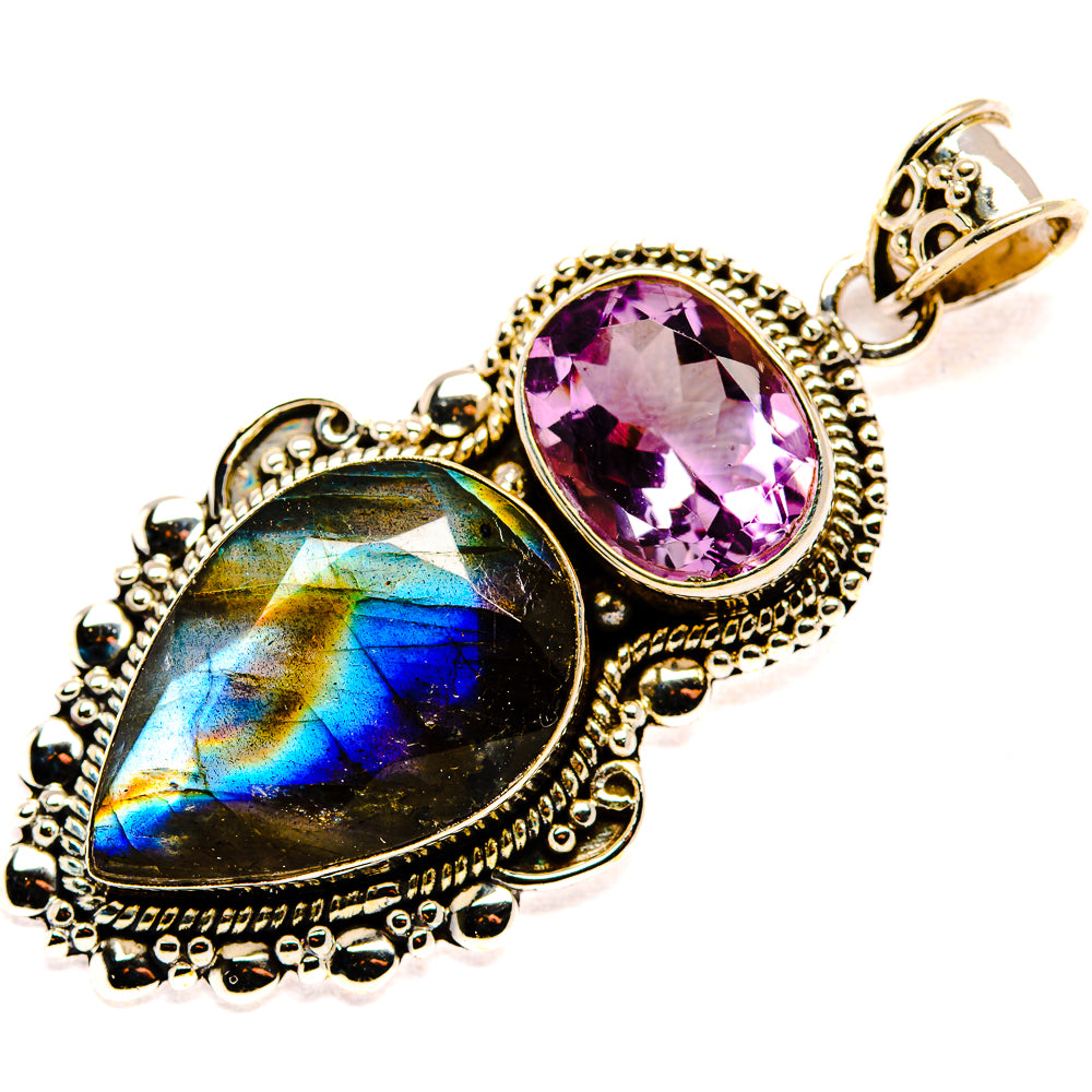 Labradorite Pendants handcrafted by Anasilvercos - PD36657 - Photo 2