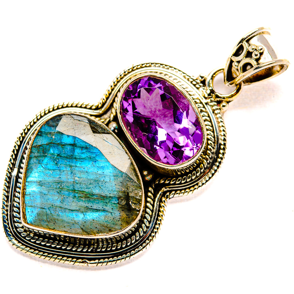 Labradorite Pendants handcrafted by Anasilvercos - PD36658 - Photo 2
