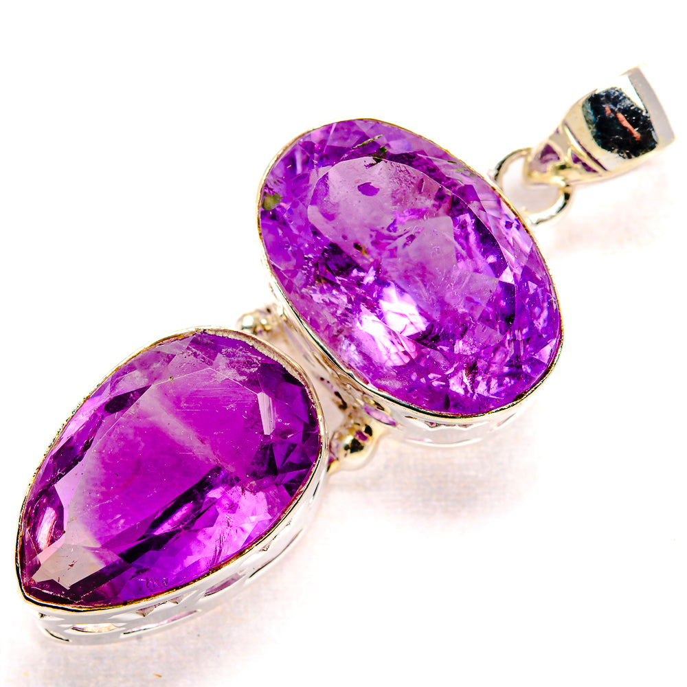 Amethyst Pendants handcrafted by Anasilvercos - PD36663 - Photo 2