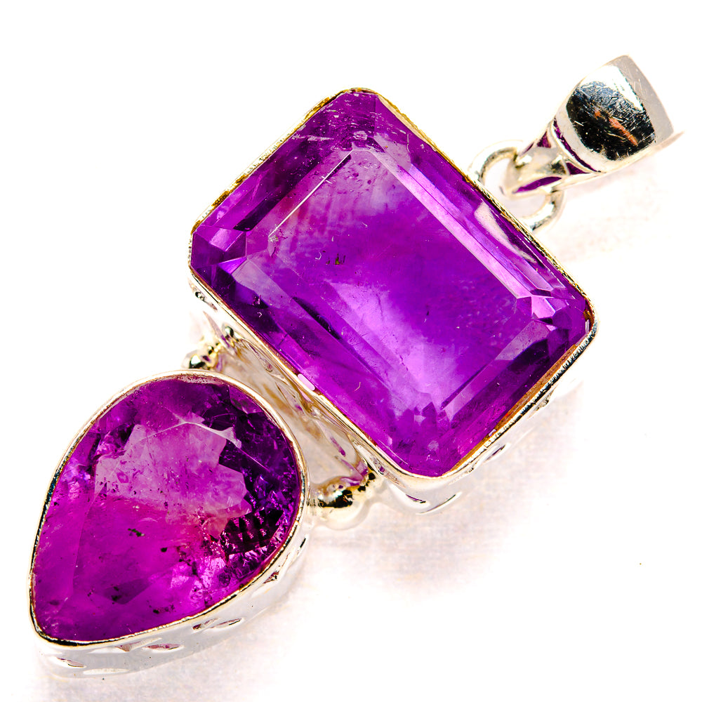 Amethyst Pendants handcrafted by Anasilvercos - PD36667 - Photo 2
