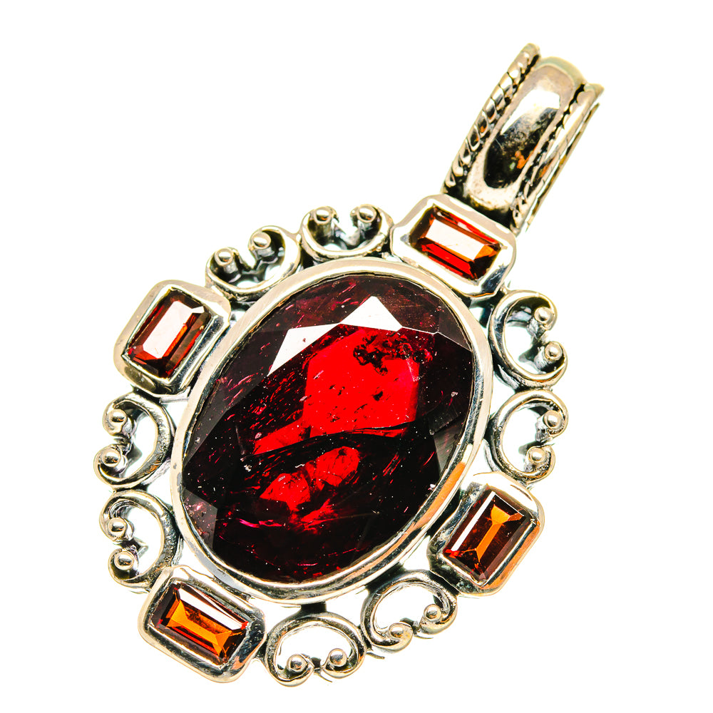 Garnet Pendants handcrafted by Anasilvercos - PD3667