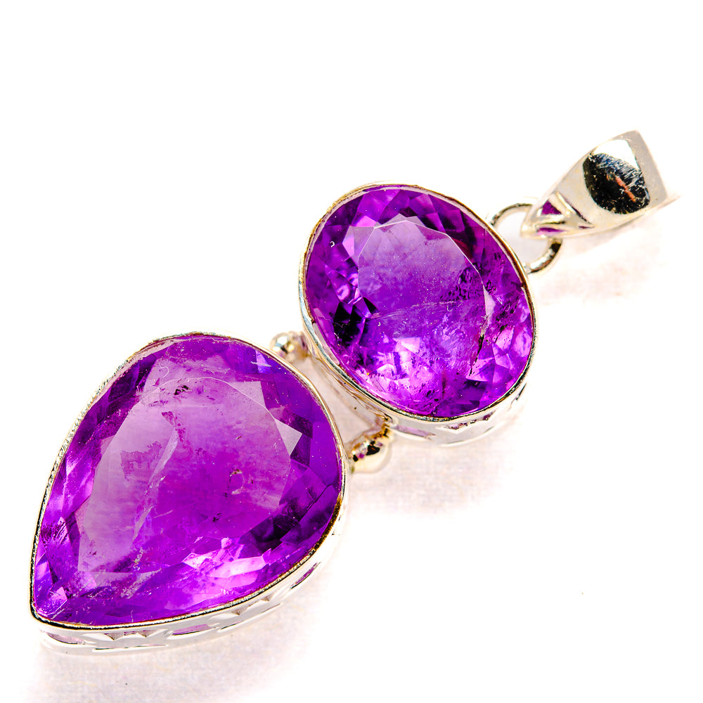 Amethyst Pendants handcrafted by Anasilvercos - PD36670 - Photo 2
