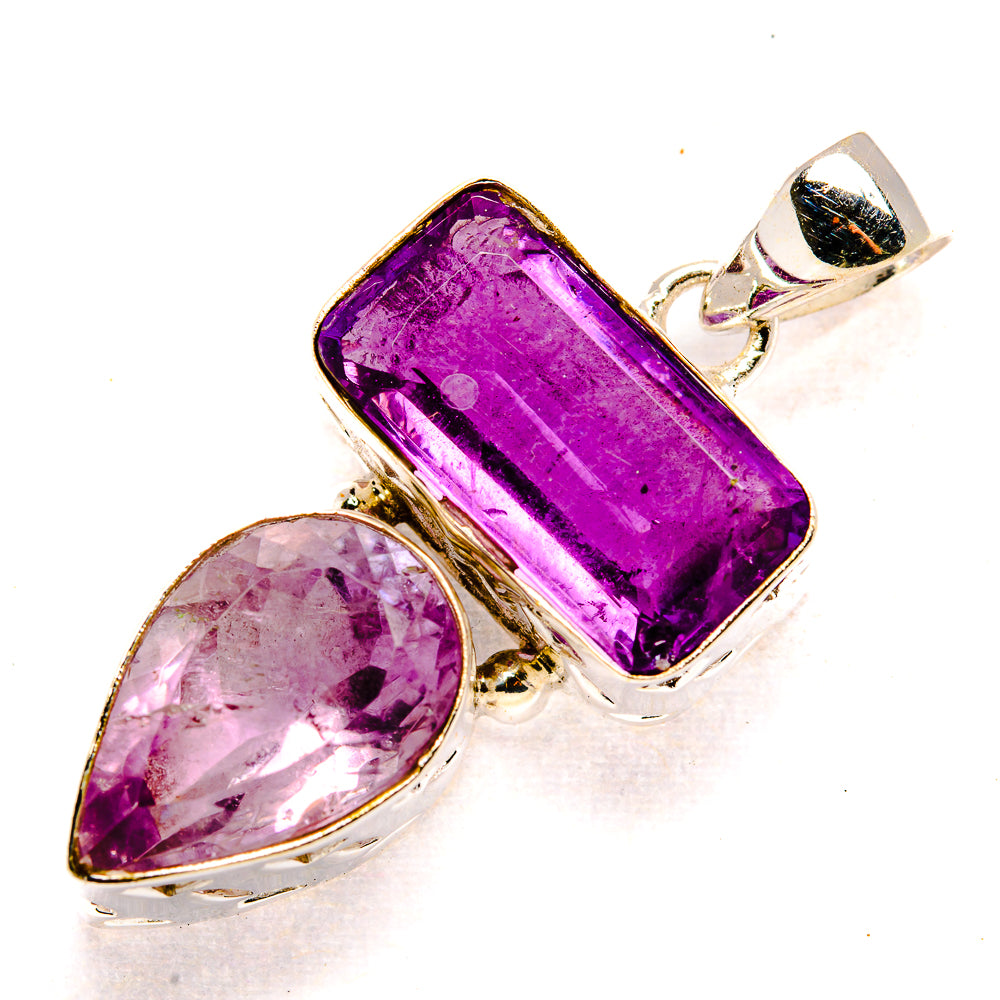 Amethyst Pendants handcrafted by Anasilvercos - PD36673 - Photo 2