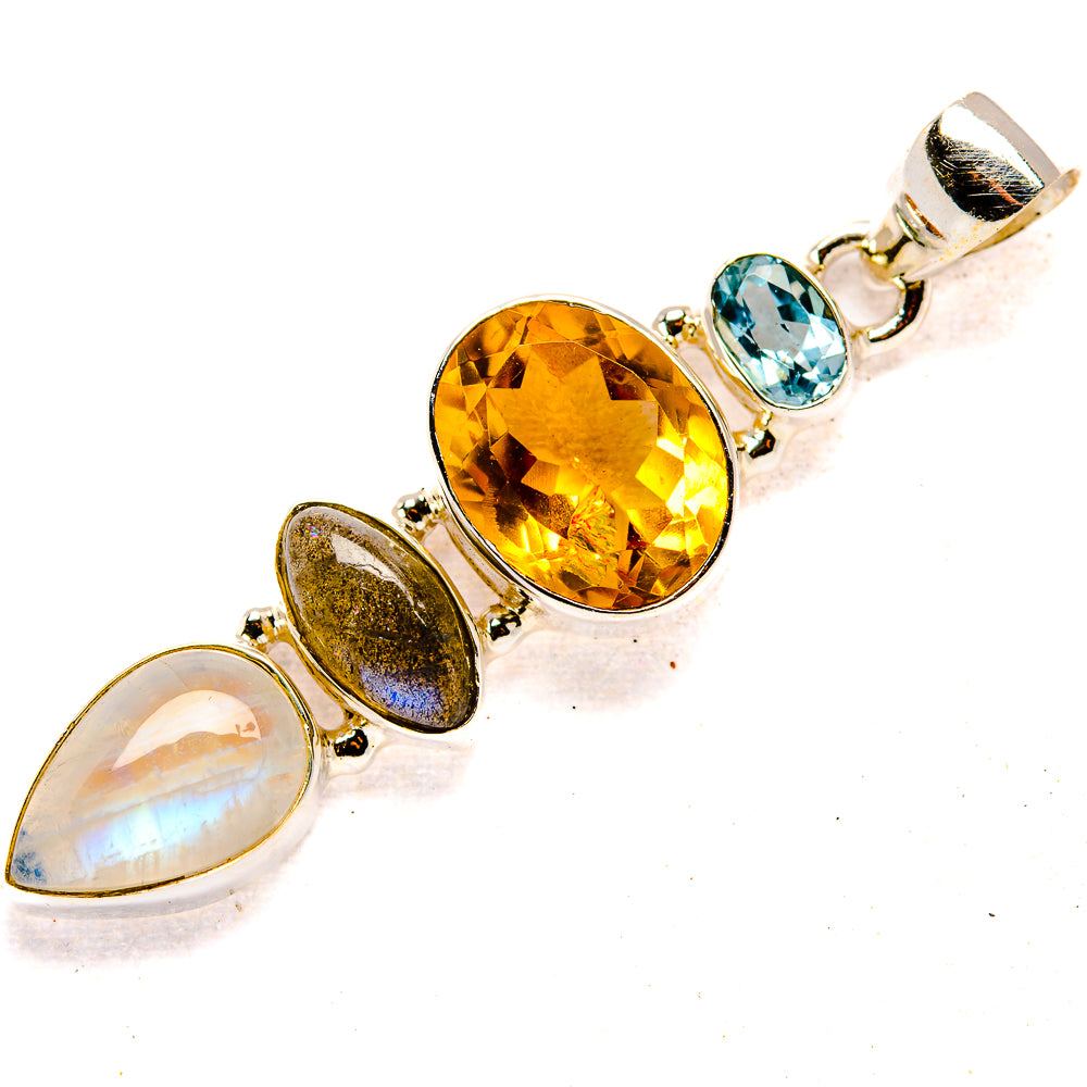 Citrine Pendants handcrafted by Anasilvercos - PD36694 - Photo 2