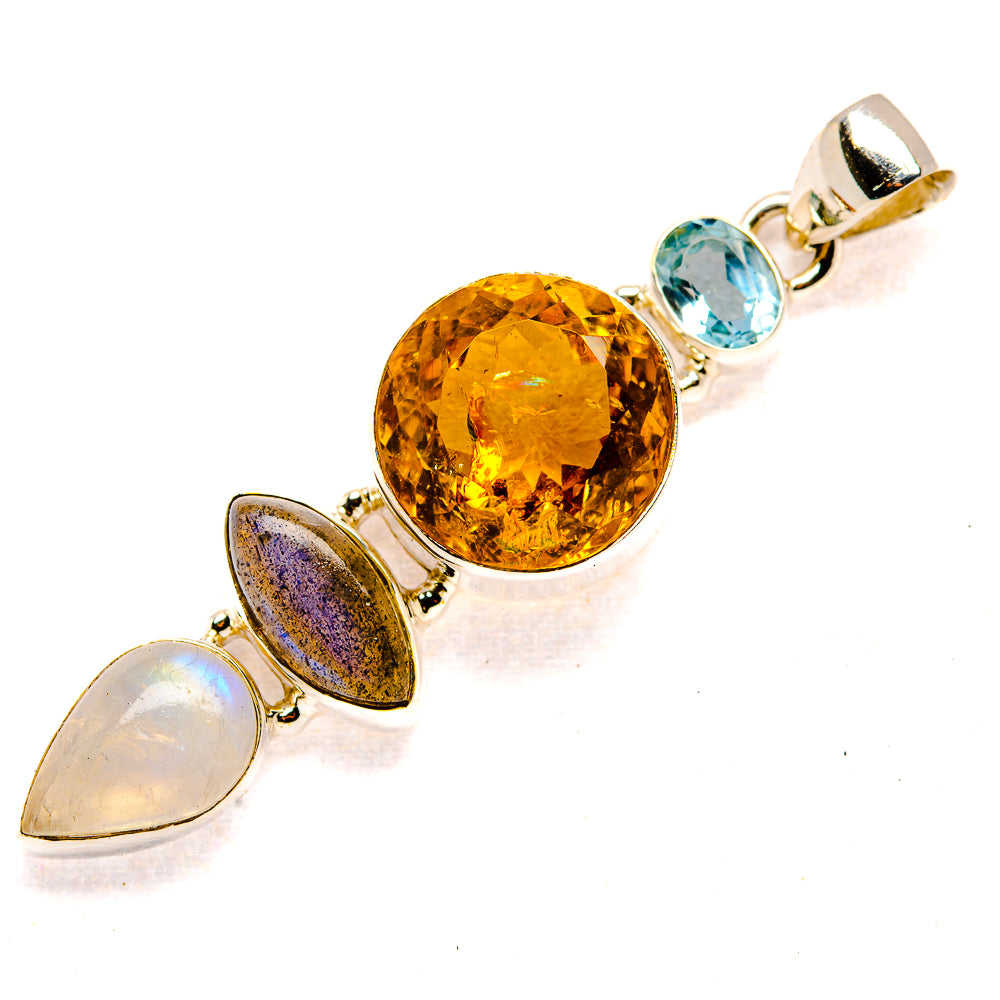 Citrine Pendants handcrafted by Anasilvercos - PD36696 - Photo 2