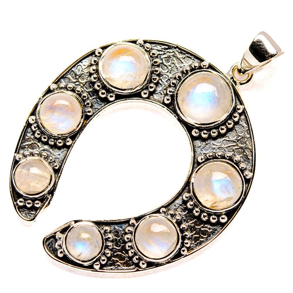 Rainbow Moonstone Pendants handcrafted by Anasilvercos - PD36703 - Photo 2