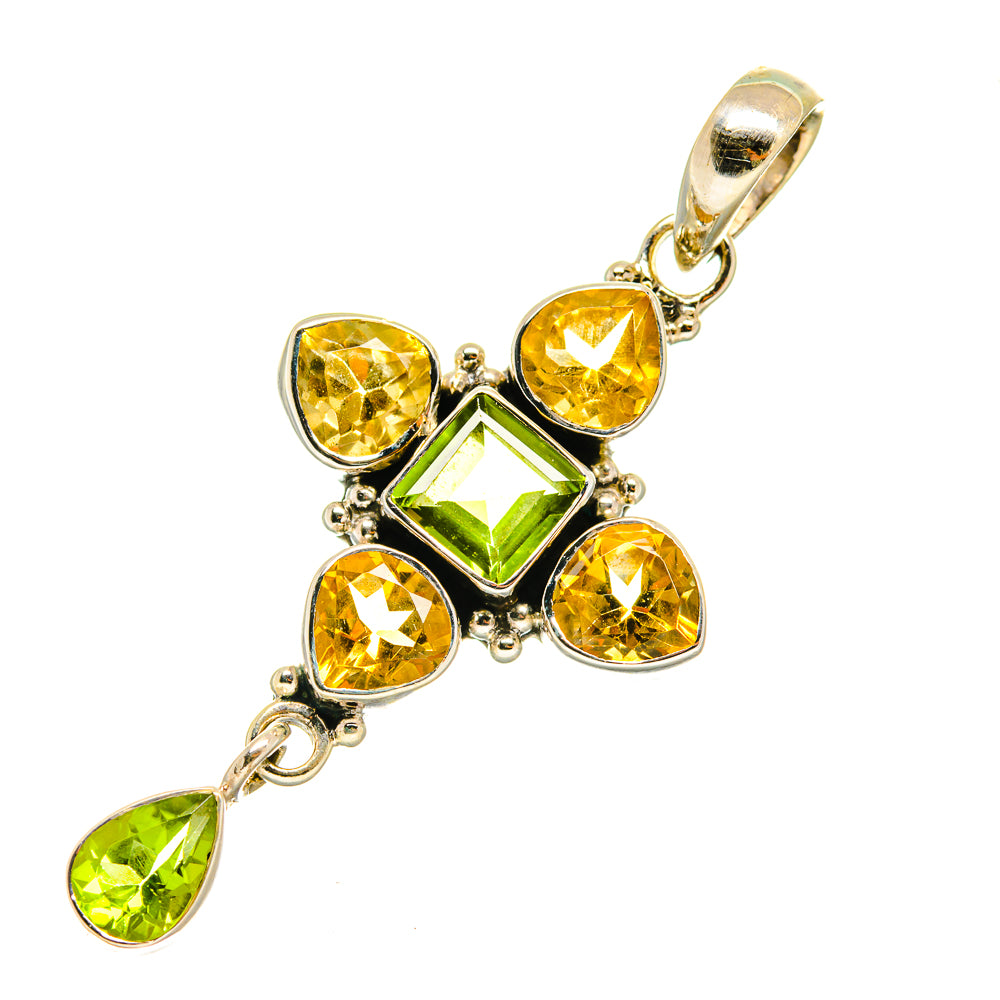 Peridot Pendants handcrafted by Anasilvercos - PD3671