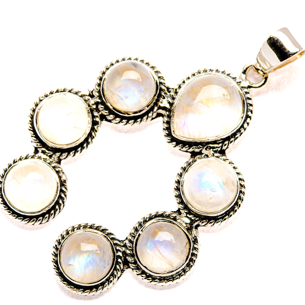 Rainbow Moonstone Pendants handcrafted by Anasilvercos - PD36713 - Photo 2