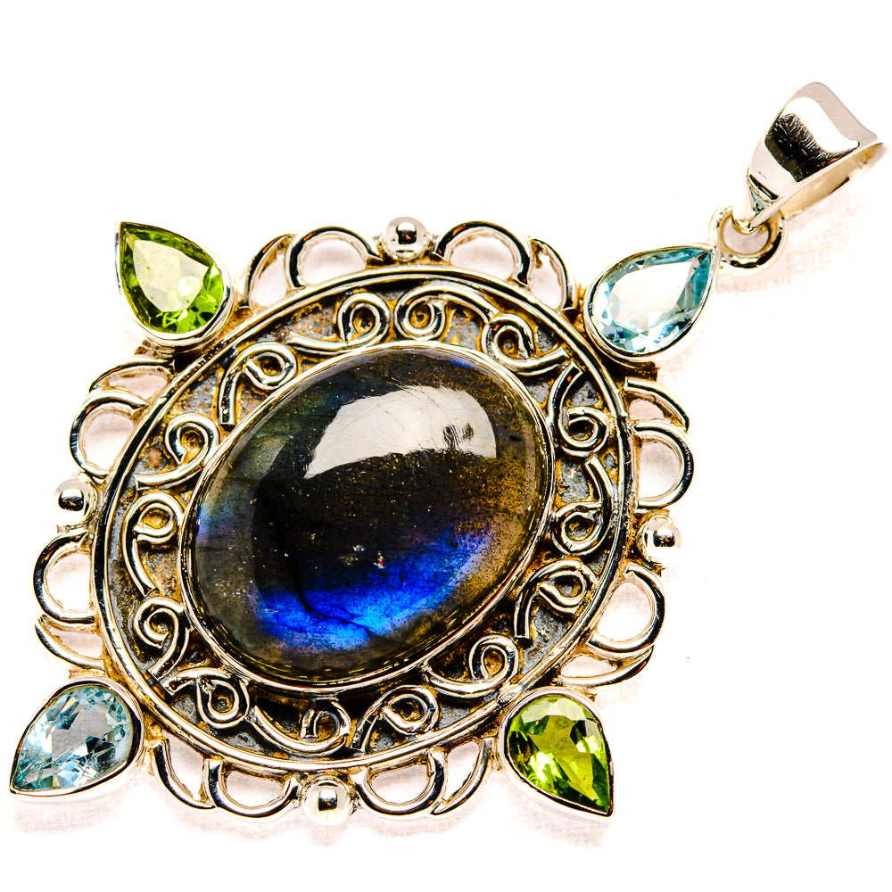 Labradorite Pendants handcrafted by Anasilvercos - PD36717 - Photo 2