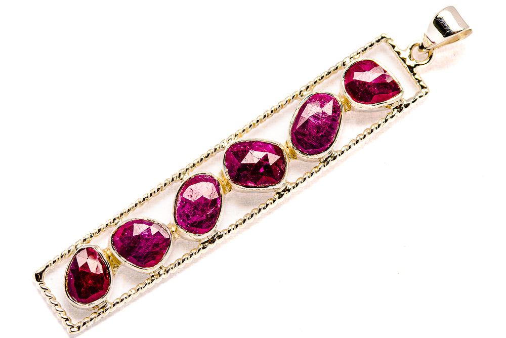 Ruby Pendants handcrafted by Anasilvercos - PD36723 - Photo 2