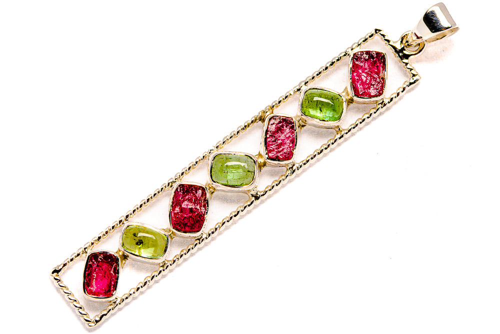 Tourmaline Pendants handcrafted by Anasilvercos - PD36725 - Photo 2