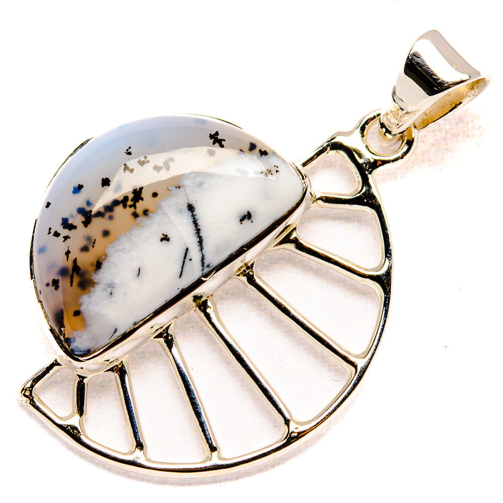 Dendritic Opal Pendants handcrafted by Anasilvercos - PD36729 - Photo 2