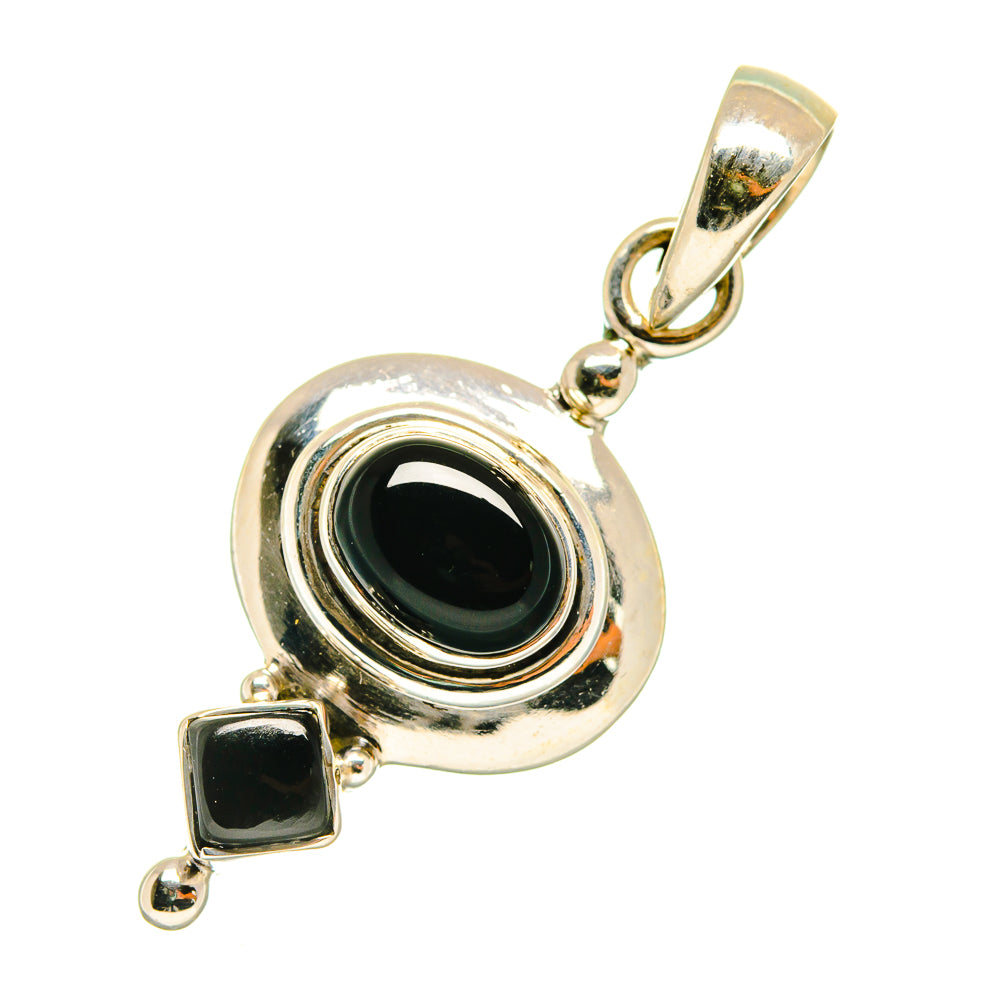 Black Onyx Pendants handcrafted by Anasilvercos - PD3673