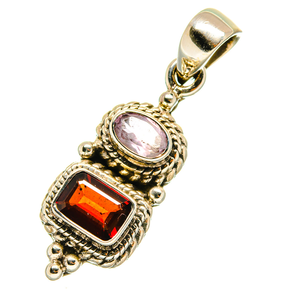 Garnet Pendants handcrafted by Anasilvercos - PD3674