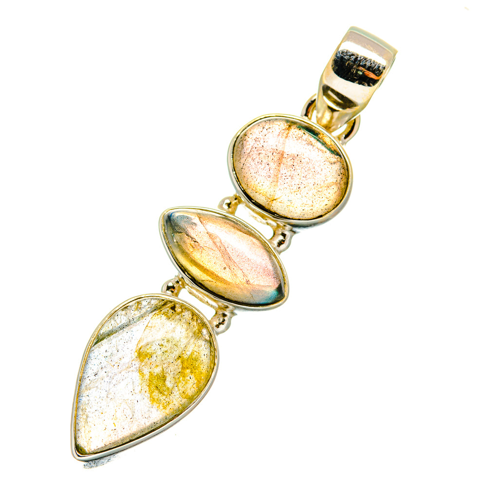 Labradorite Pendants handcrafted by Anasilvercos - PD3684 - Photo 2