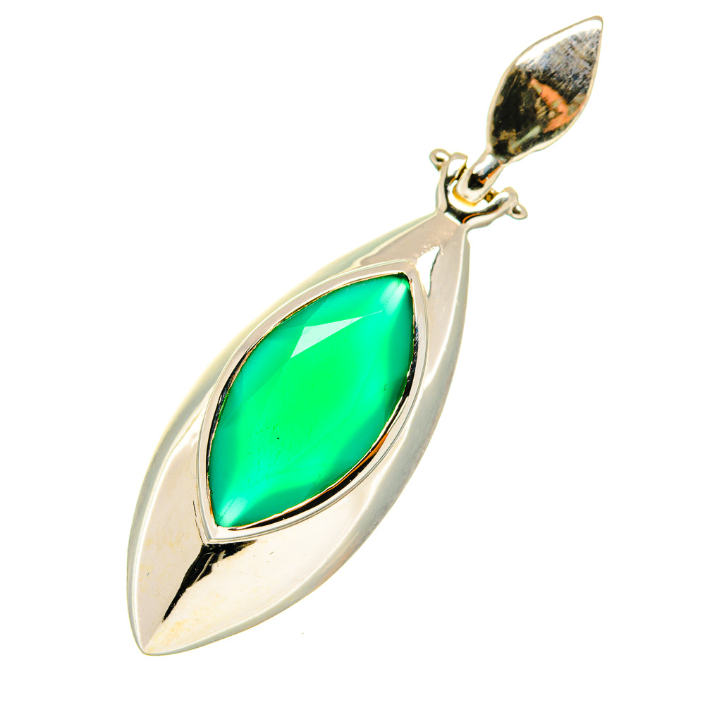 Green Onyx Pendants handcrafted by Anasilvercos - PD3694