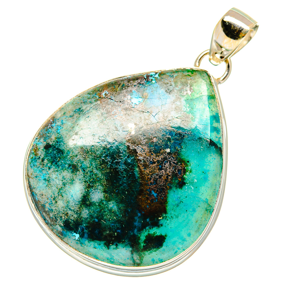 Chrysocolla Pendants handcrafted by Anasilvercos - PD3695