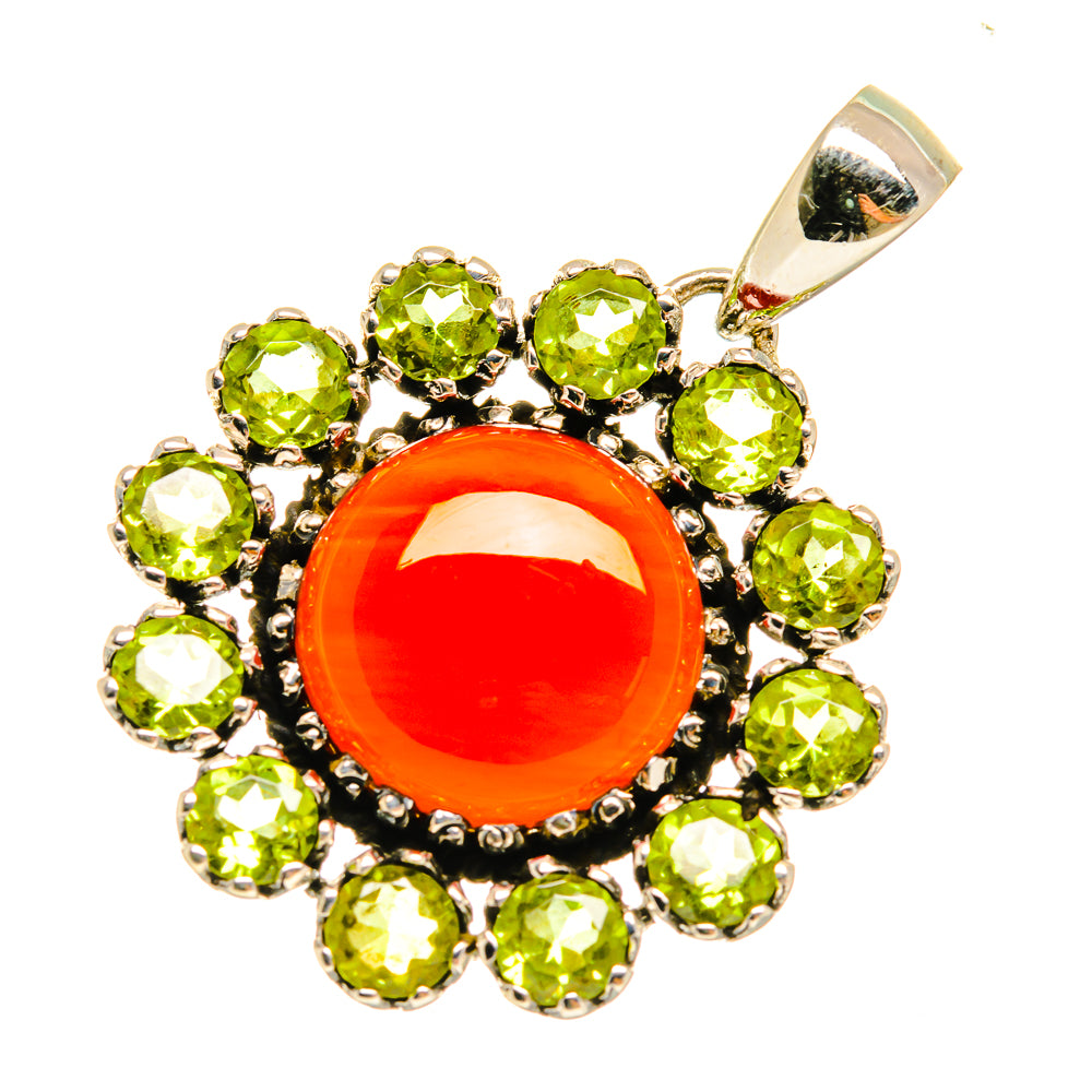 Carnelian Pendants handcrafted by Anasilvercos - PD3705
