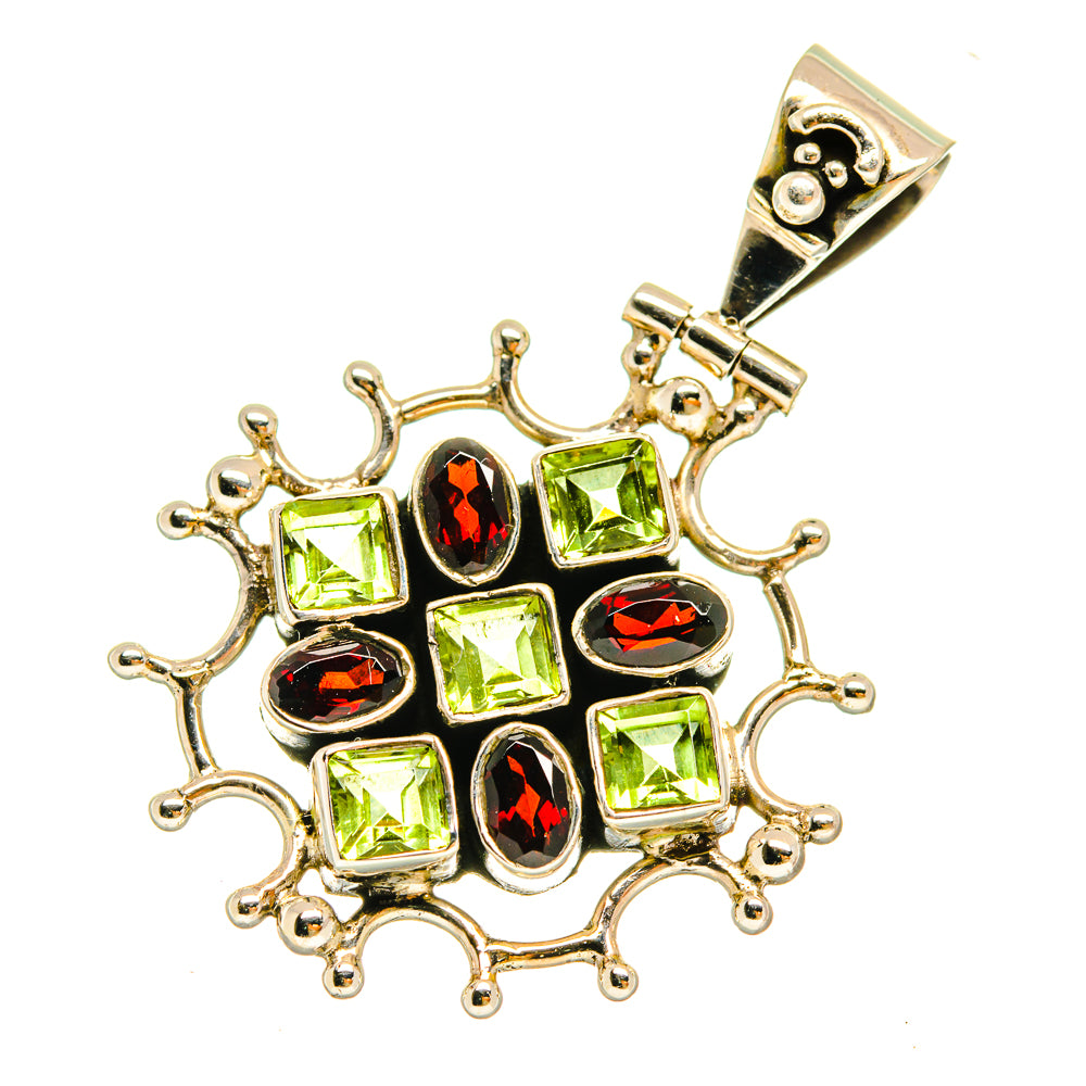 Garnet Pendants handcrafted by Anasilvercos - PD3706