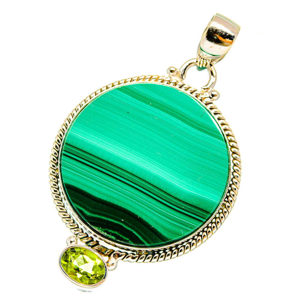 Malachite Pendants handcrafted by Anasilvercos - PD3709