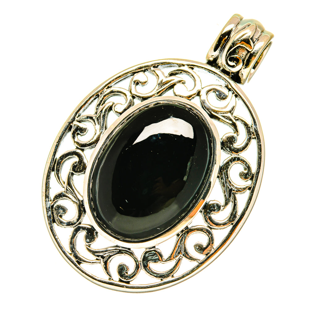 Black Onyx Pendants handcrafted by Anasilvercos - PD3728