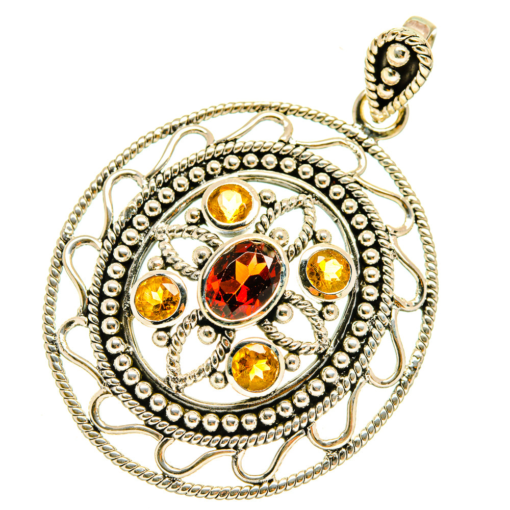 Garnet Pendants handcrafted by Anasilvercos - PD3729