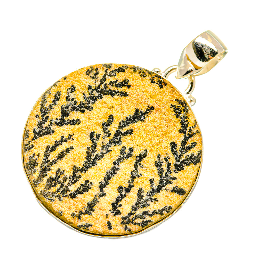 Germany Psilomelane Pendants handcrafted by Anasilvercos - PD3744