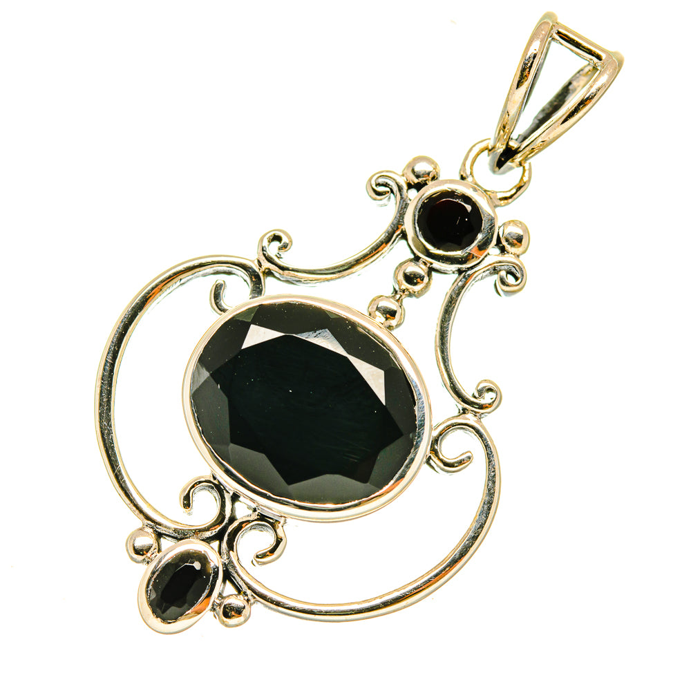 Black Onyx Pendants handcrafted by Anasilvercos - PD3745