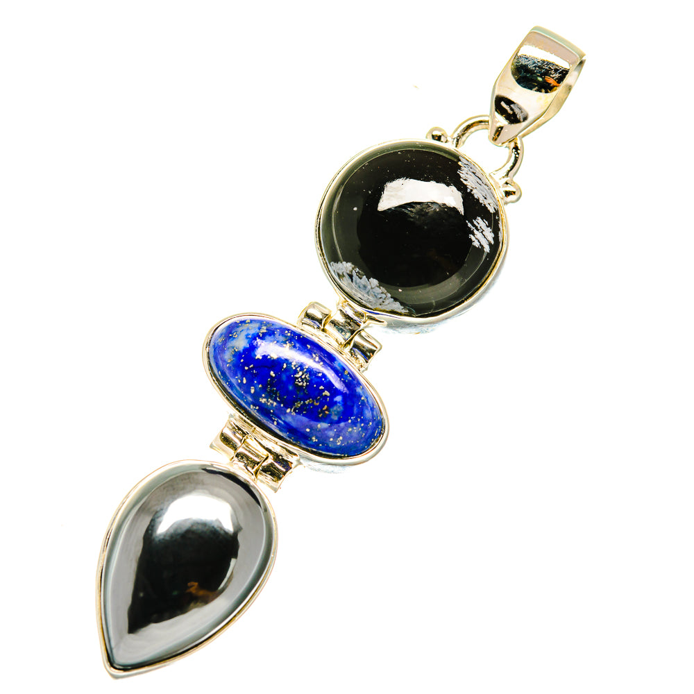 Hematite Pendants handcrafted by Anasilvercos - PD3757