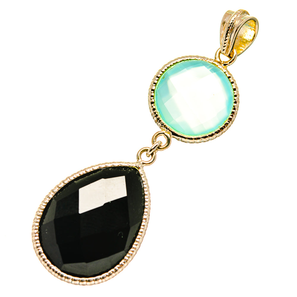 Black Onyx Pendants handcrafted by Anasilvercos - PD3765