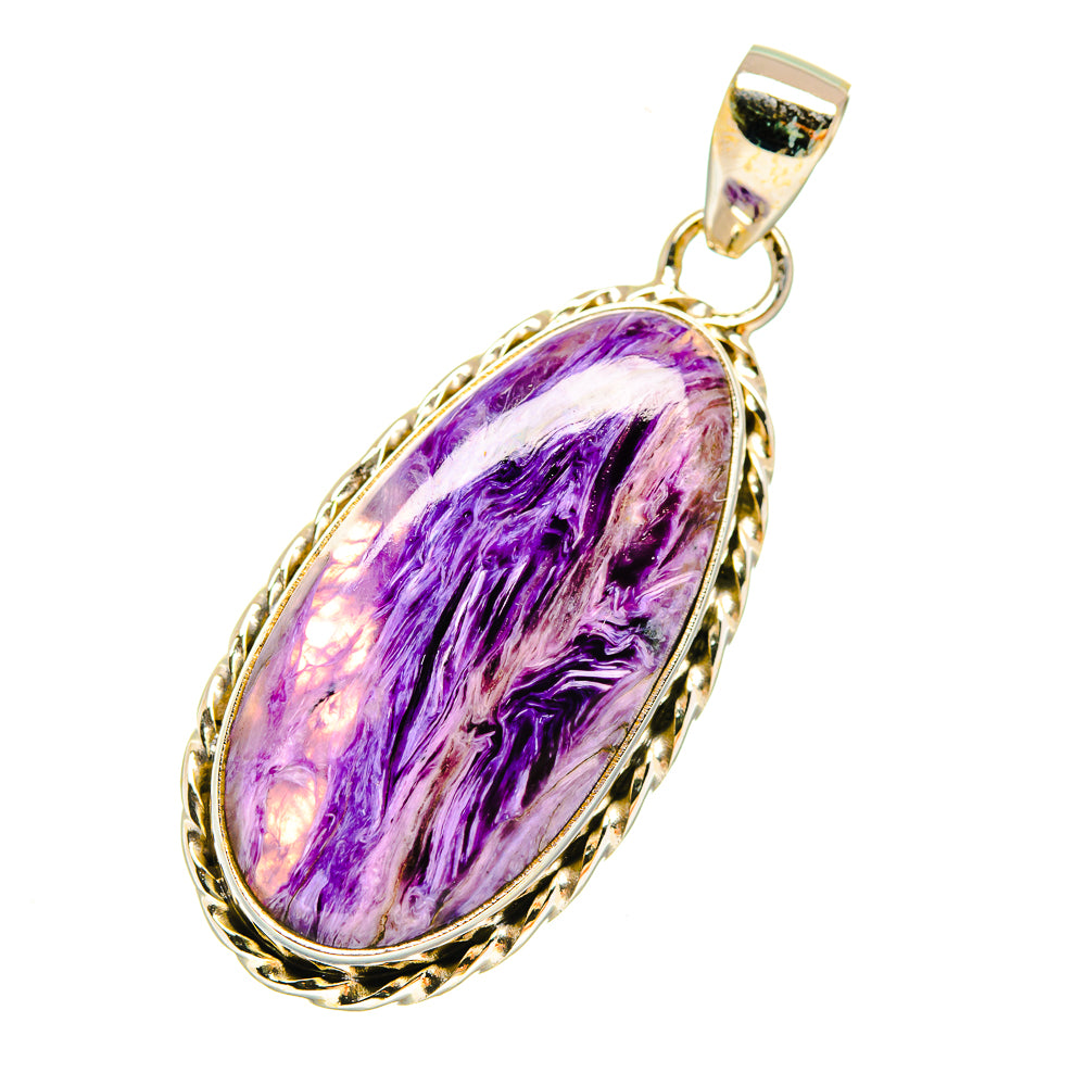 Charoite Pendants handcrafted by Anasilvercos - PD3773