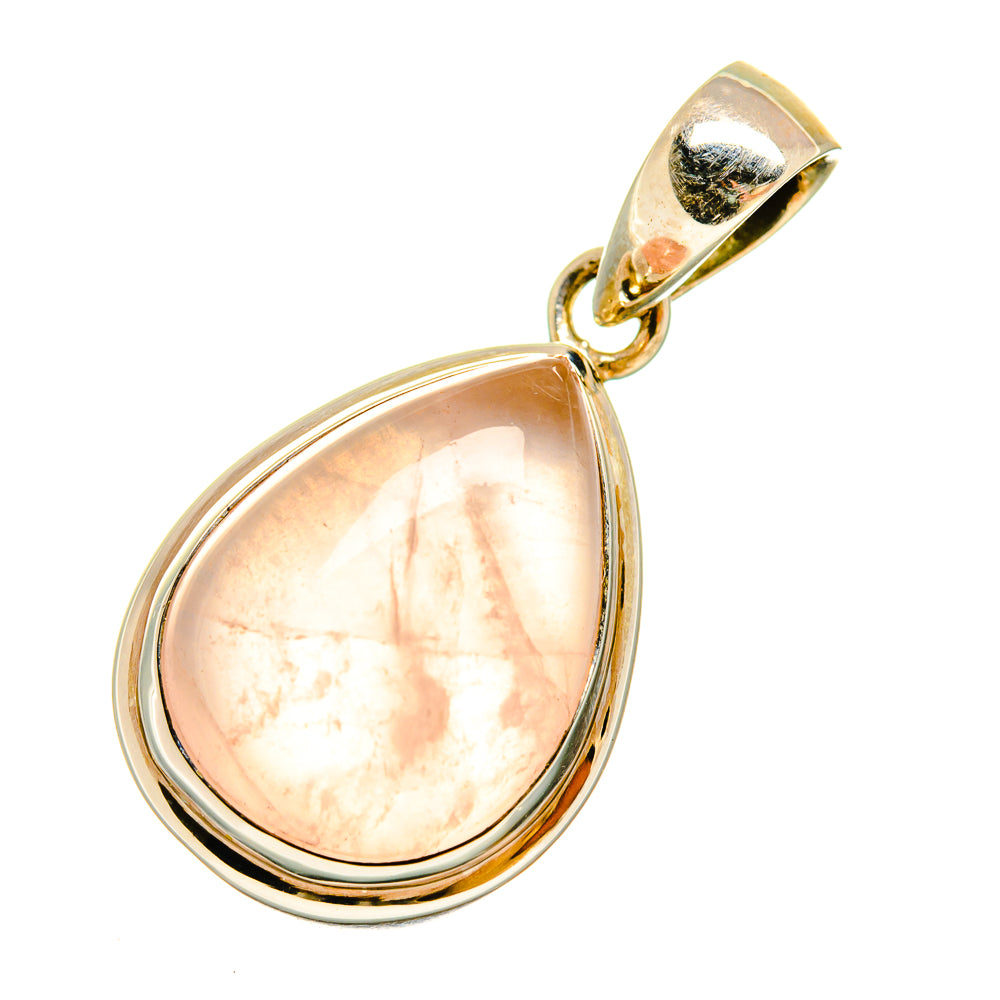 Rose Quartz Pendants handcrafted by Anasilvercos - PD3779