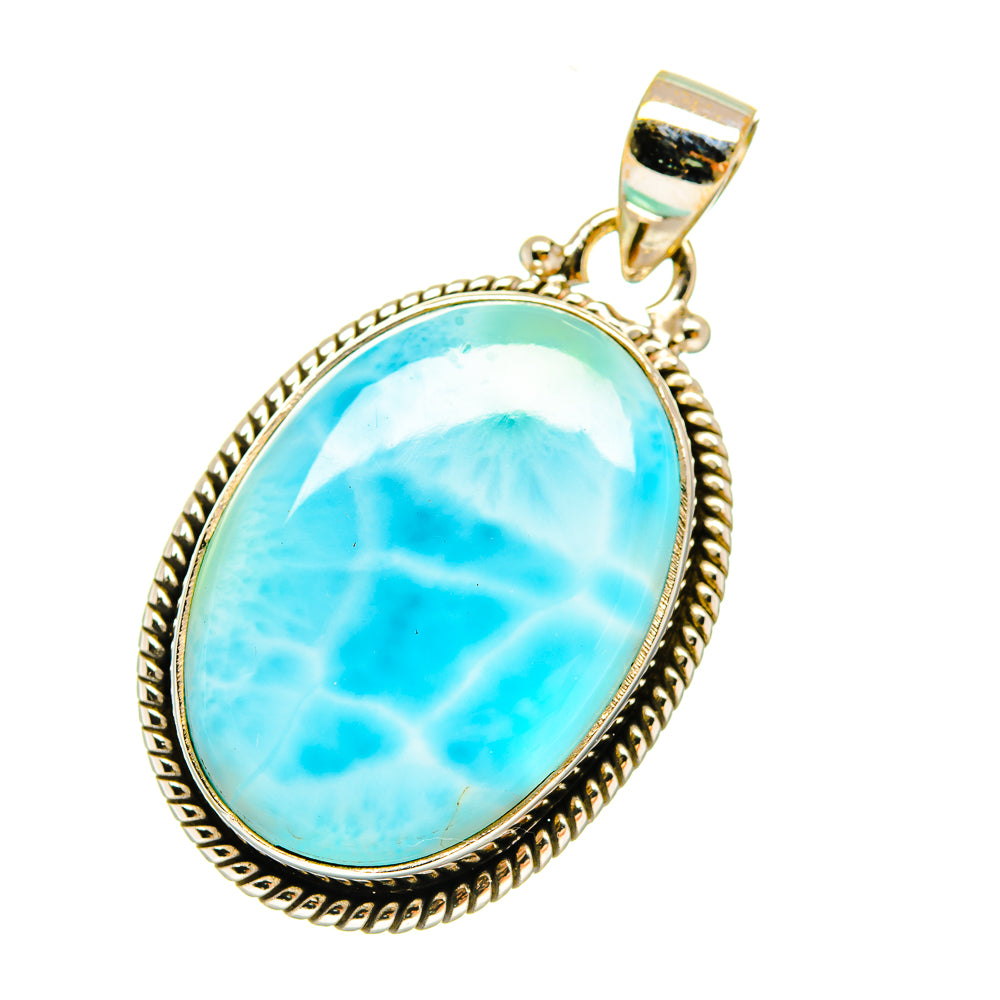 Larimar Pendants handcrafted by Anasilvercos - PD3780
