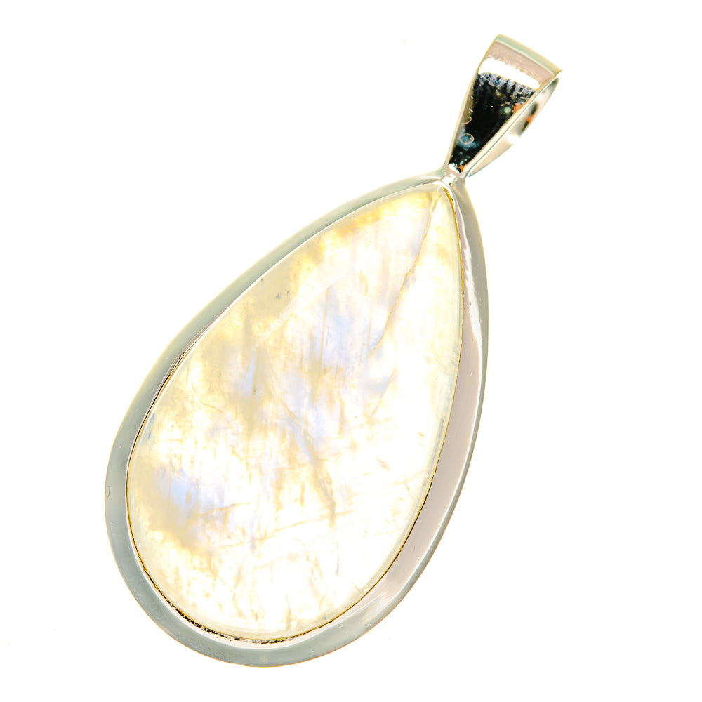 Rainbow Moonstone Pendants handcrafted by Anasilvercos - PD3783