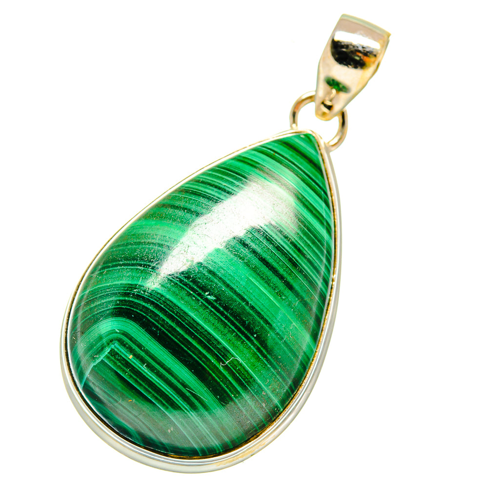 Malachite Pendants handcrafted by Anasilvercos - PD3784