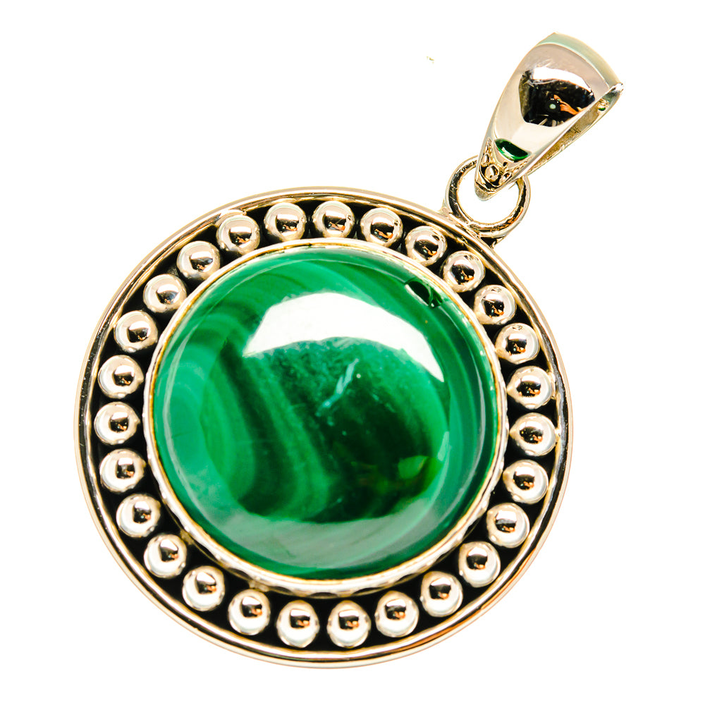 Malachite Pendants handcrafted by Anasilvercos - PD3801
