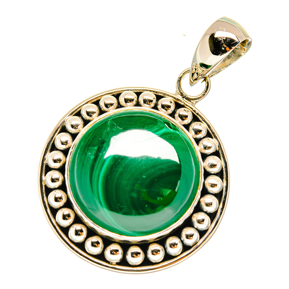 Malachite Pendants handcrafted by Anasilvercos - PD3802