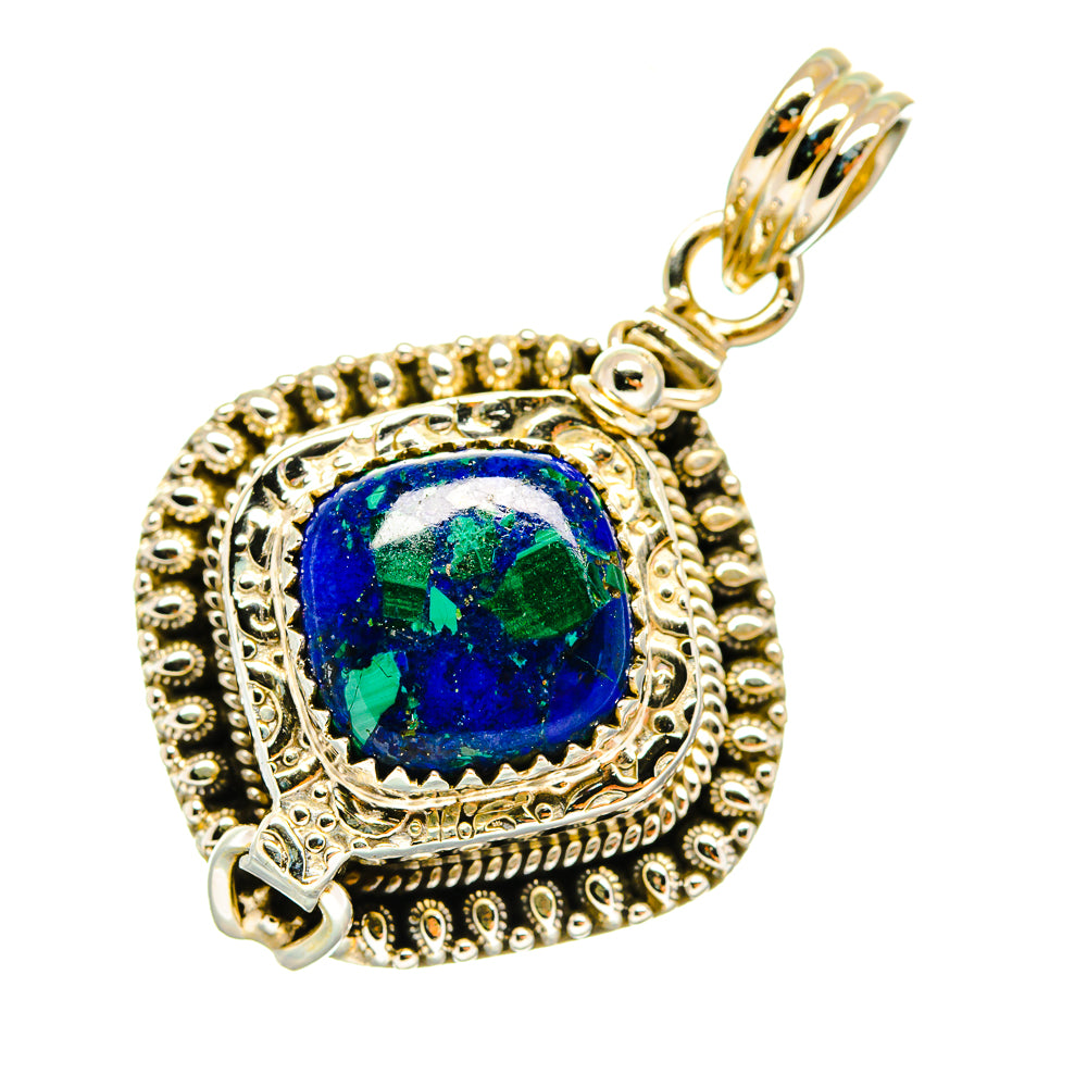 Azurite Pendants handcrafted by Anasilvercos - PD3816