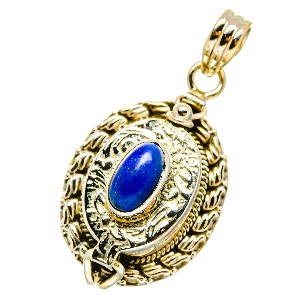 Lapis Lazuli Pendants handcrafted by Anasilvercos - PD3818 - Photo 2
