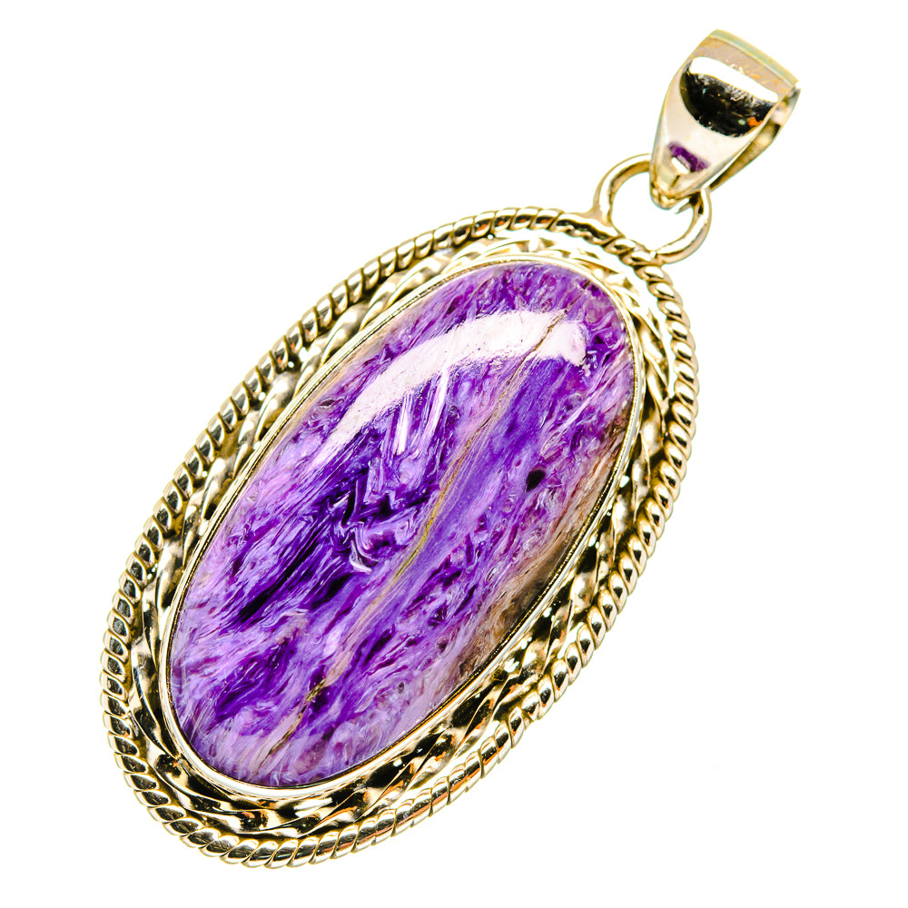 Charoite Pendants handcrafted by Anasilvercos - PD3842