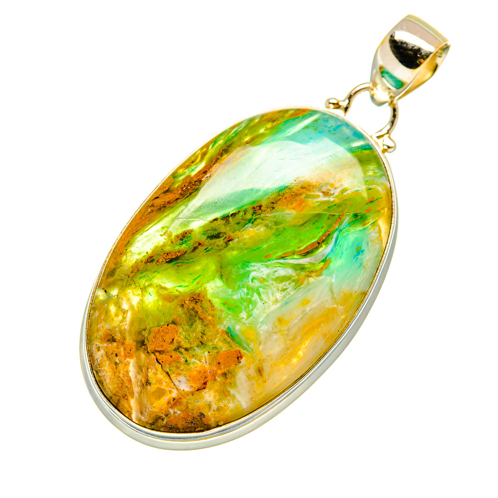 Peruvian Opal Pendants handcrafted by Anasilvercos - PD3845